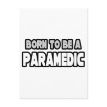 Born To Be A Paramedic postcards