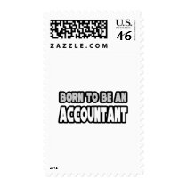 Born To Be An Accountant Postage Stamps