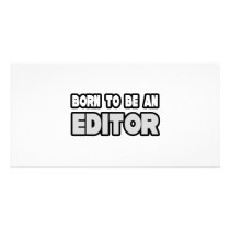 Born To Be an Editor photo cards