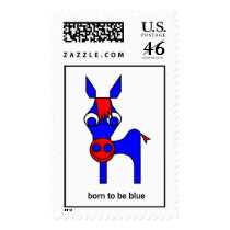 Born to be blue stamps