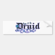 Born to be Druid Bumper Sticker