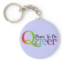 Born to Be Queer Keychain