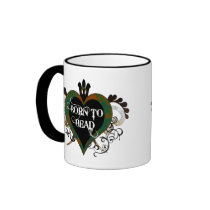 Born to Bead (green) mug mugs