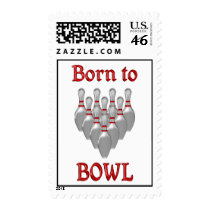Born to Bowl Postage