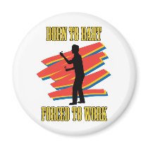 Born To Dart Fridge Magnet