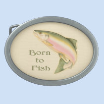 Born to Fish belt buckles