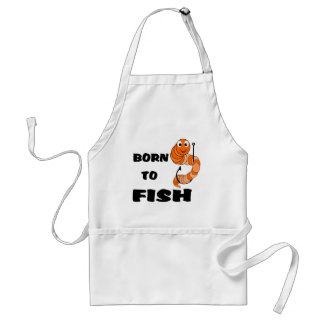 Born To Fish apron