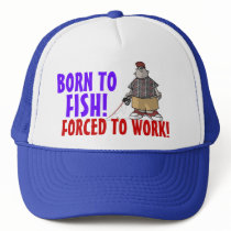 Born to Fish Cap hats
