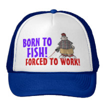 Born to Fish Cap hats