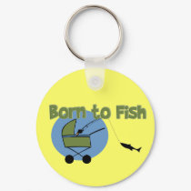 Born To Fish keychains by pinkinkart Born To Fish keychains