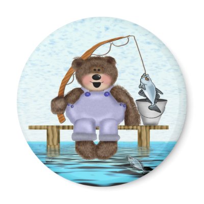 Born To Fish Magnets by nextstopitaly