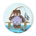Born To Fish magnets by nextstopitaly Born To Fish magnets