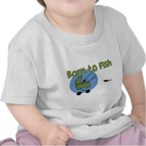 Born To Fish t-shirts by pinkinkart Born To Fish t-shirts