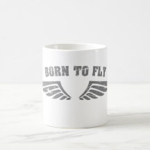 Born To Fly Wings Coffee Mug