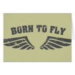 Born To Fly Wings Greeting Cards
