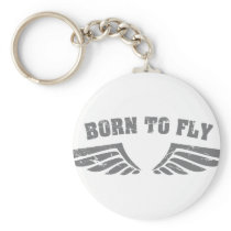 Born To Fly Wings Key Chains