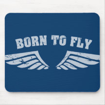 Born To Fly Wings Mouse Pads
