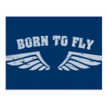 Born To Fly Wings Postcards