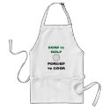 BORN to GOLF aprons