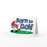 Born To Golf Greeting Cards
