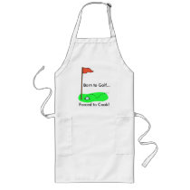 Born to Golf...Forced to Cook! aprons