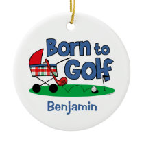 Born To Golf Keepsake Ornament