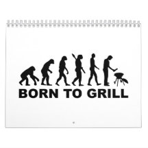 Born to Grill Evolution Wall Calendars