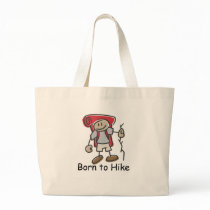 Born to Hike gifts. Tote Bags