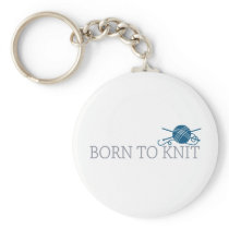 Born To Knit Keychain