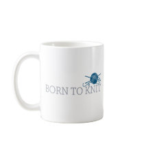 Born To Knit Coffee Mug