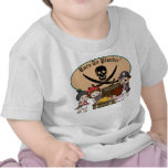 Born To Plunder - Baby Girl Pirates &amp; Treasure Tee Shirt