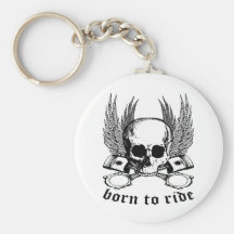 Born To Ride Keychains