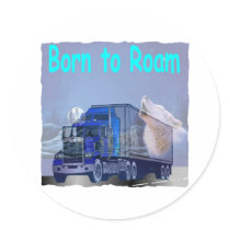 Born to roam stickers