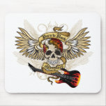 born to rock mousepad