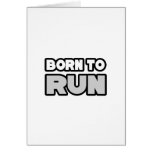 Born To Run Card