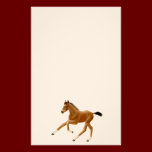 Born to Run Thoroughbred Foal Stationery stationery