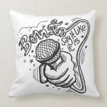Born To Say It Like It Is 2-Sided pillows