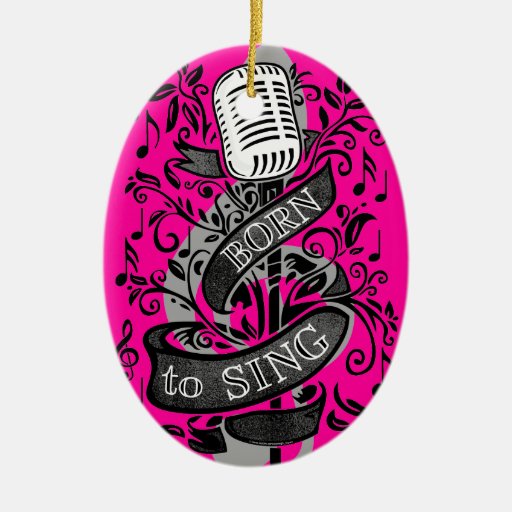 born to sing christmas ornaments zazzle born to sing christmas ornaments zazzle