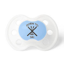 Born to Ski pacifiers