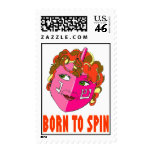 Born To Spin Dreidel Postage Stamp