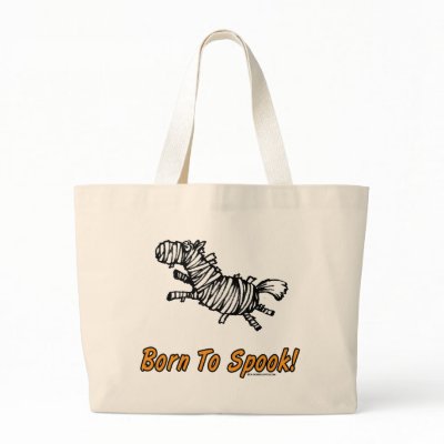 Born To Spook Halloween Horse! Tote Bag by dahorsegifts