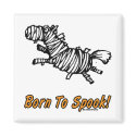 Born To Spook Halloween Horse! magnets by dahorsegifts Born To Spook Halloween Horse! magnets