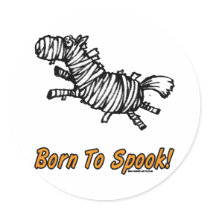 Born To Spook Halloween Horse! stickers
