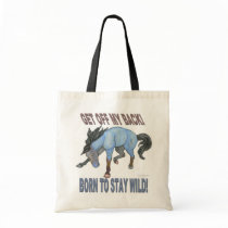 Born To Stay Wild Bucking Horse bags
