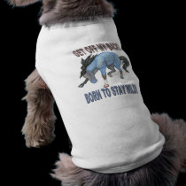 Born to Stay Wild Bucking Horse pet clothing