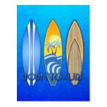 Born To Surf Postcard