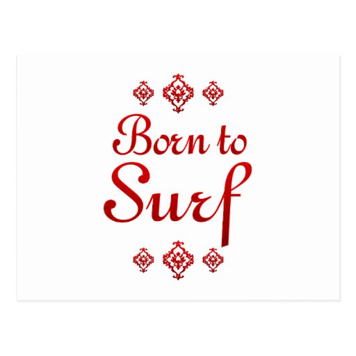BORN TO SURF POSTCARDS