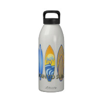 Born To Surf Reusable Water Bottles
