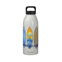Born To Surf Reusable Water Bottles