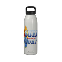 Born To Surf Drinking Bottle